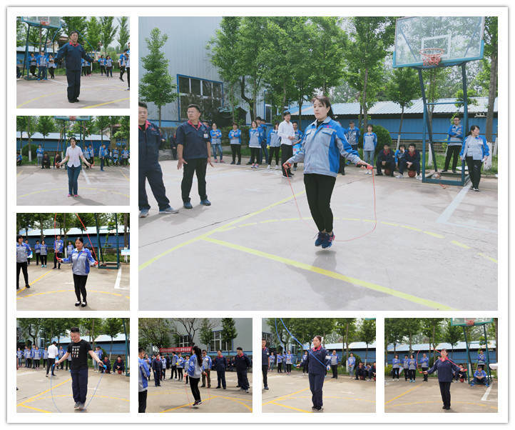 伴隨跳繩擦過(guò)地面的清脆聲，盡情展現(xiàn)著運(yùn)動(dòng)員們的輕盈風(fēng)姿