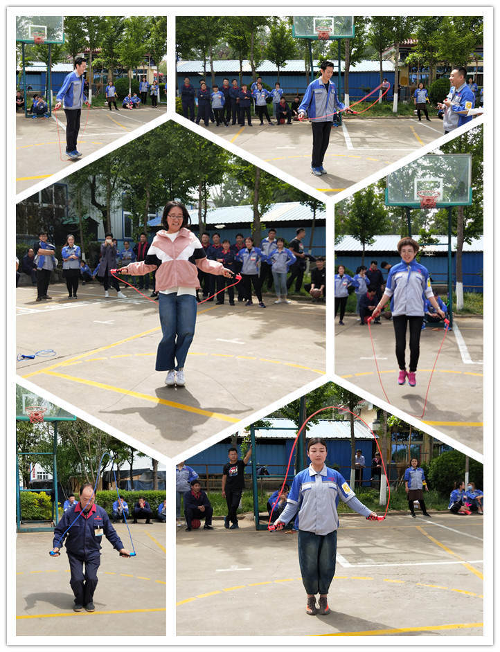 伴隨跳繩擦過(guò)地面的清脆聲，盡情展現(xiàn)著運(yùn)動(dòng)員們的輕盈風(fēng)姿