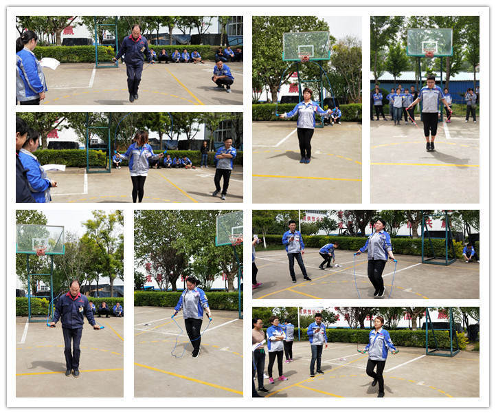 伴隨跳繩擦過(guò)地面的清脆聲，盡情展現(xiàn)著運(yùn)動(dòng)員們的輕盈風(fēng)姿