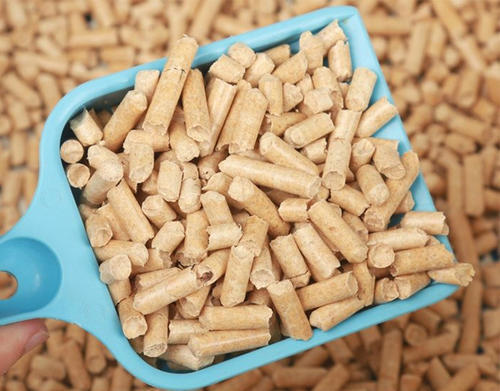 玉米秸稈顆粒機(jī)壓制的顆粒