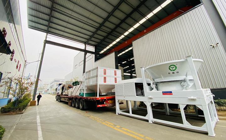 秸稈顆粒機生產(chǎn)線裝車完成，即將發(fā)往四川涼山